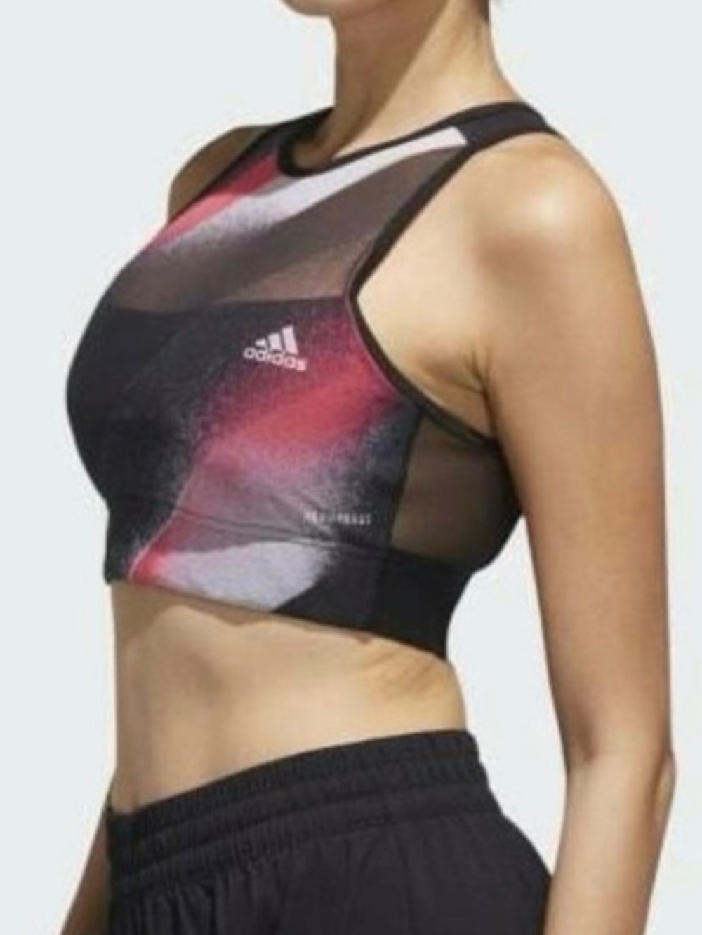 Adidas Unleash Confidence Performance Bra Top Small Black Multicoloured